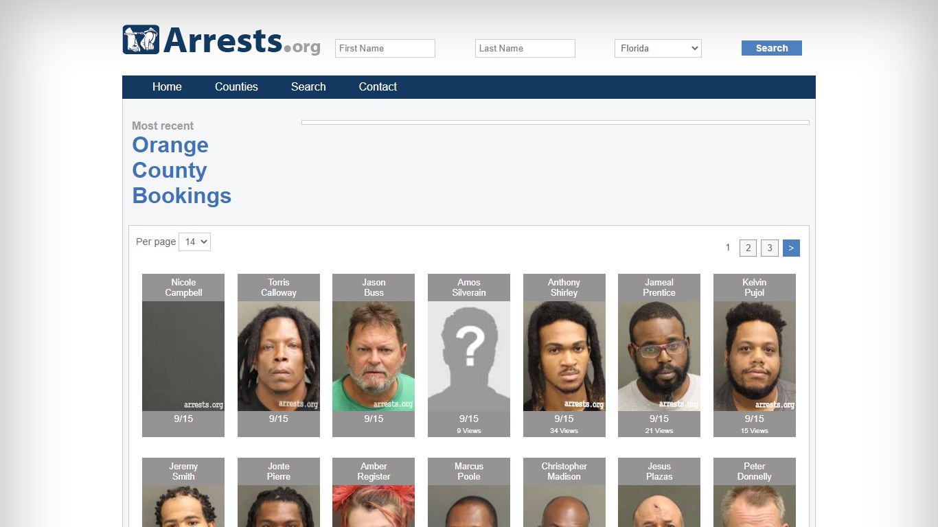 Orange County Arrests and Inmate Search